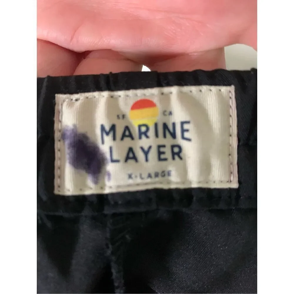 Marine Layer baggy pants black women's size XL